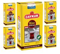 Caykur Black Tea Rize Tourist Tea Leaf Tea 1000 Gram x 5 Packs by Pufai Grocery