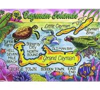 Cayman Islands Caribbean Fridge Collector's Souvenir Magnet 2.5" X 3.5"