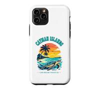 Cayman Islands Caribbean Paradise Sea Turtle Sunset T-Shirt Case for iPhone 11 Pro