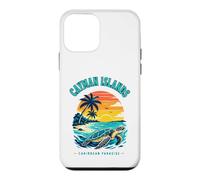 Cayman Islands Caribbean Paradise Sea Turtle Sunset T-Shirt Case for iPhone 12 mini