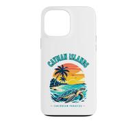 Cayman Islands Caribbean Paradise Sea Turtle Sunset T-Shirt Case for iPhone 13 Pro Max