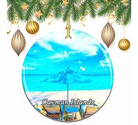Cayman Islands Christmas Xmas Tree Ornament Decoration Wedding Hanging Pendant Decor City Travel Souvenir Collection