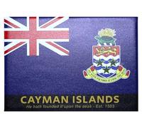 Cayman Islands Flag Caribbean Fridge Collector's Souvenir Magnet 2.5" X 3.5"