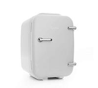 CAYNEL Mini Fridge & Heater (4 Litres/6 Cans), Compact Portable Personal Cooler, Thermoelectric AC/DC System, 100% Freon-Free, Environmentally Friendly and Home Use