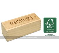 Cayro Competition Double 6 Dominoes in Wooden Box (UK)