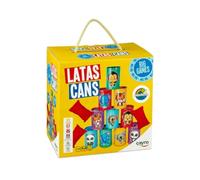 Cayro - Tins - Toss Game of Toss Cans and Sacks - Knock Down the Tower - Kids Game - Birthday Gift - Fun - Ages 3-99 - + 2 Players