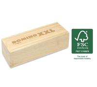 Cayro XXL Double 6 Dominoes in Wooden Box (UK)