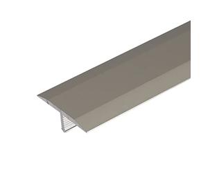 Cayrus 18mm Anodised Aluminium T Bar Transition Strip - INOX, 1.0m