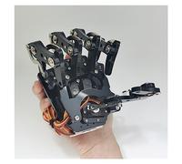 CAYUND Robotic 5 Dof Robotic Hand Claw Humanoid Robot, Bionic Assembled Mechanical Manipulator Claw for UNO Programming Robot DIY Kit(Left hand)