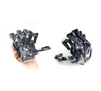 CAYUND Robotic 5Dof Robot Hand with Five Fingers Servo Control, Left/Right Bionic Palm Assembled Gripper for Ar-duino/ESP32 Programmable Robot(Left and Right hand)