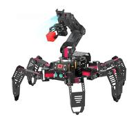 CAYUND Robotic Hexapod Robot Smart Robot with AI Robotic Arm, Powered By Board For RB Pi 4B 4GB