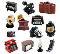 Cayway 13 PCS Fairy Garden Accessories, Miniature Cameras, Mini Garden Ornaments, Miniature Garden Decorations for Micro Landscape Decoration