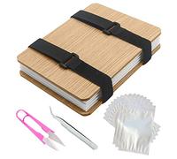 Cayway 13 PCS Flower Press, Leaf Press, Plant Press, 6.3 x 8.27 Inch DIY Flower Pressing Kit with Scissors and Tweezers for Making Pressed Flowers and Crafts