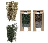 Cayway DIY Miniature Static Grass Tuft Miniature Shrubs Bushes Model Trees Bush for Miniature Tabletop Games Model Railway Off-Road Construction Pack of 2 (NC-000251)