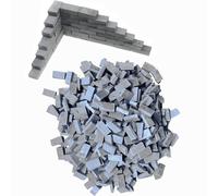 Cayway Mini Bricks - 560 Pcs Black Tiny Bricks for Landscaping, Crafts, Dollhouse & Mini Garden Accessories