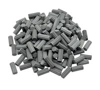 Cayway Mini Bricks Tiny Bricks, Miniature Brick for Landscaping, Mini Wall for Mini Garden Accessories (360 PCS Roman Column, Gray)