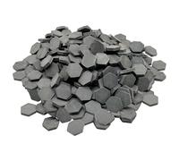 Cayway Mini Bricks Tiny Bricks, Miniature Brick for Landscaping, Mini Wall for Mini Garden Accessories (360 PCS Hexagon, Black)