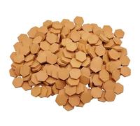 Cayway Mini Bricks Tiny Bricks, Miniature Brick for Landscaping, Mini Wall for Mini Garden Accessories (240 PCS Hexagon, Red)