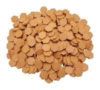 Cayway Mini Fake Bricks, Tiny Bricks, Miniature Brick for Landscaping, Wall for Mini Garden Accessories, 360 PCS Hexagon, Red