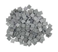 Cayway Miniature Brick Wall, 200 Pcs Square Black Mini Bricks, Scale Model for Mini Landscape & DIY Diorama