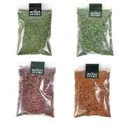 Cayway Realistic Miniature Leaves,4 Pack Shrink Model Scenery Leaf, 4 Color Simulation Leaves for DIY Railway Fairy Garden Simulation Vine for Fairy Garden Diorama Scenery Landscape Layout