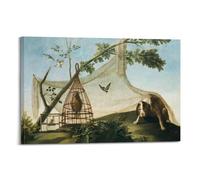 Caza Con Reclamo by Francisco De Goya by Maud Lewis Painting Art Poster Picture Print Wall Art Canvas Artworks Room Aesthetic 24x36inch(60x90cm)