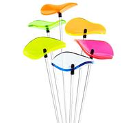 cazador-del-sol | Lucille - Rainbow | Set of 6 Wavy Discs - Length 17''
