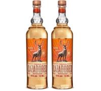 CAZADORES Tequila Reposado, 40% ABV, 70cl / 700ml, Double-Distilled Alcohol Made with 100% Blue Weber Agave (Pack of 2)