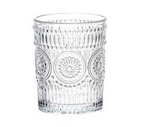 CAZAGA Glass Toothbrush Holders for Bathrooms, 10 oz Clear Tooth Brushing Dispenser, Small Tooth Brush Organizer for Vanity Countertop, Toothpaste Storage Stand, Tumbler Cup for Makeup Brushes