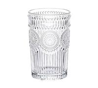 CAZAGA Glass Toothbrush Holders for Bathrooms, 12 oz Clear Tooth Brushing Dispenser, Small Tooth Brush Organizer for Vanity Countertop, Toothpaste Storage Stand, Tumbler Cup for Makeup Brushes