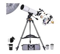 CAZARU Adult Telescope,Infinity 80Mm Aperture, Portable Refracting Astronomy Telescope for Kids And Beginners Multiple Eyepieces And Accessories Included, for Children And Adults Interesting life