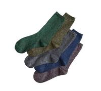 CazDopaM Women's Shiny Novelty Pearl Socks Colorful Glitter Crew Socks 5-pairs (5-pairs), 5-pairs, One size