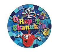 Cazenove 10 Disposable Paper Plates for Hanukkah, 18cm