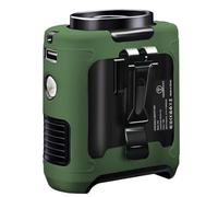 CAZOKASI 2024 Upgrade 10000mAh Waist Clip Portable Personal Body Fan - Powerful Upto 40H Cooling and Heatstroke Prevention (Green)