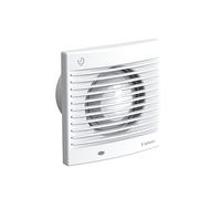 Cazooo 100mm Bathroom Extractor Fan with Timer, 130m³/h Quiet Bathroom Fan, Wall/Window Mounted Extractor Fan for Kitchen, Garage, Office, 12W, 34 dB, White