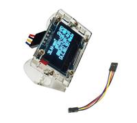 CAZSTYK 0.96Inch Display 128x64 Resolution with Wide Voltages Ranging for Various Project Low Power Consumption Screen