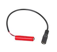 CAZSTYK 0V LR03 False Conduction Adapter Placehold 5.5x2.5mm 5.5x2.1mm Converts 3A Battery Slot to External Power Input Power Supply False Cell