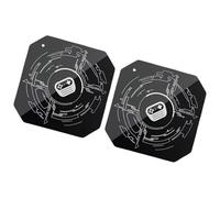 CAZSTYK 1 Pair of Round and Square Heat Dissipation Films Plate Sheet for Cell Phones Reduces Overheating Effectively Extreme Thin Cooling Pad