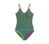 CAZSTYK 1 Piece High Waist Backless Monokini Swimwear for Women Adjustable Back Tie Bathing Suit for Beach Swimming Surfing Removable Cushioning Bathing Suit