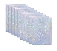 CAZSTYK 10 Sheets Transparent Overlay Lamination A4 Size Self-Adhesive Laminate Waterproof Sticker Paper Adhesive Film