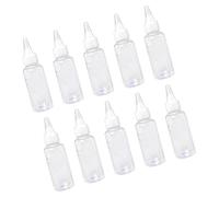 CAZSTYK 10pcs Clear View Paint Blending Bottle Mixing Container for Miniature Model with Tight Sealing Lids and Ergonomic Design Recyclable Paint Container