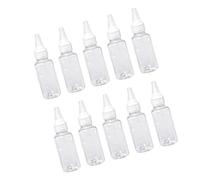 CAZSTYK 10pcs Clear View Paint Blending Bottle Mixing Container for Miniature Model with Tight Sealing Lids and Ergonomic Design Recyclable Paint Container