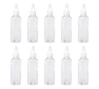 CAZSTYK 10pcs Clear View Paint Blending Bottle Mixing Container for Miniature Model with Tight Sealing Lids and Ergonomic Design Recyclable Paint Container