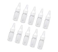 CAZSTYK 10pcs Clear View Paint Blending Bottle Mixing Container for Miniature Model with Tight Sealing Lids and Ergonomic Design Recyclable Paint Container