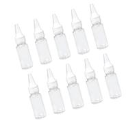 CAZSTYK 10pcs Clear View Paint Blending Bottle Mixing Container for Miniature Model with Tight Sealing Lids and Ergonomic Design Recyclable Paint Container