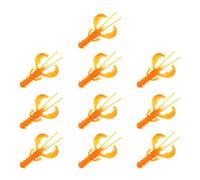 CAZSTYK 10Pcs Crawfishes Lures Lobster Shrimp Swimbaits for Freshwater Saltwater 6.5cm 3.40g Fish Lures Soft Fishing Craw Baits Soft Crawfishes Baits