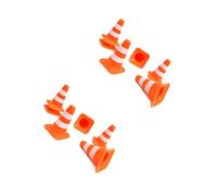 CAZSTYK 10PCS Realistic Road Signs Creative Educational Toy Scene Setting Signs Toy