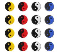 CAZSTYK 16Pcs Silicone Tennis Racket String Shock Damping Cartoon Racquet Damper for Tennis String & Racket Vibrations Dampener Damper Shock Damping Absorber