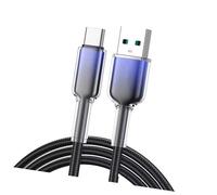 CAZSTYK 1m Long 120W Super Fast Charging Type C Data Cable Ice Shell and Alloy Connectors Wire for Mobile Devices Long Charging Cord