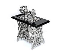 CAZSTYK 2.95x1.8x1.3 Children's Interactive Retro Sewing Machine with Hollow Pedal Decoration Ornaments Toy Sewing Machine